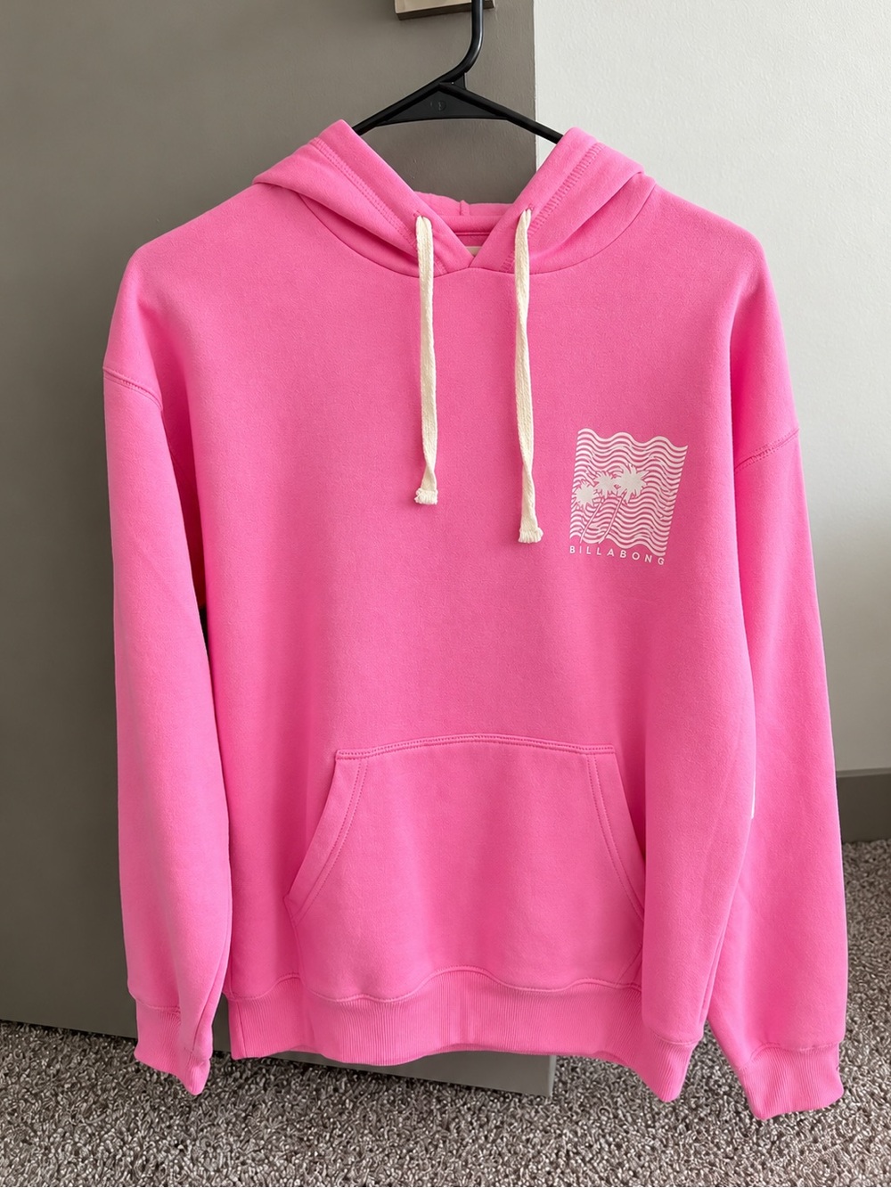 Billabong Bright Pink Pullover Hoodie